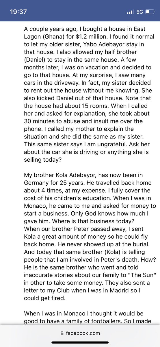 CarolRadull's tweet photo. Paul Pogba has issued a statement through his lawyers claiming that he has been targeted by an organized gang for a €13M extortion and blackmail attempt.

Pogba further explained that his brother was part of the gang.

This reminds me of Adebayor in 2015.
#OriginSport https://t.co/XTxX7YW7Kn