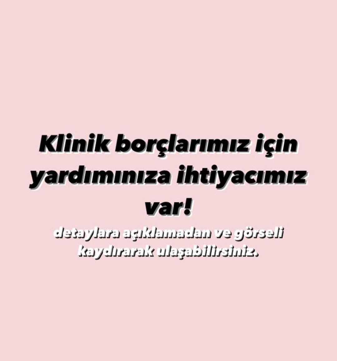 ‼️ KLİNİK BORÇLARIMIZ İÇİN DESTEĞE İHTİYACIMIZ VAR ‼️

Kampüsteki patili dostlarımızın tedavisini yaptırabilmemiz için kliniklere ödeme yapmamız gerekiyor. Bu zorlu ve sürekli olarak artan borcumuzu ödeyebilmemiz için sizlerin desteği her şeyden önemli.