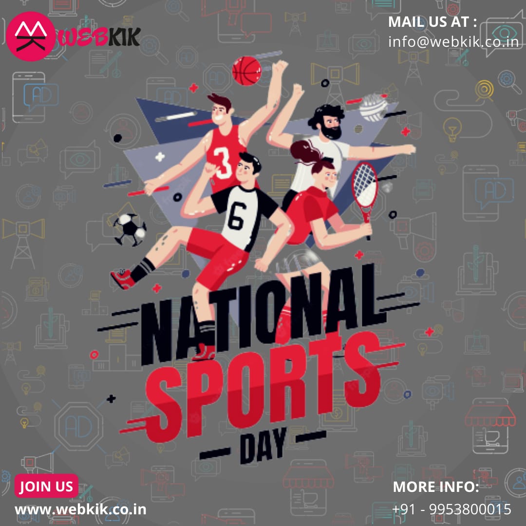 Wishing everyone a very happy and healthy National Sports Day! India marks National Sports Day on August 29th to commemorate the birth anniversary of hockey hero, Major Dhyan Chand.
.
.
.
.
.
#nationalsportsday #sportsday #sports #sportssocial #nationalsport #sportsindia