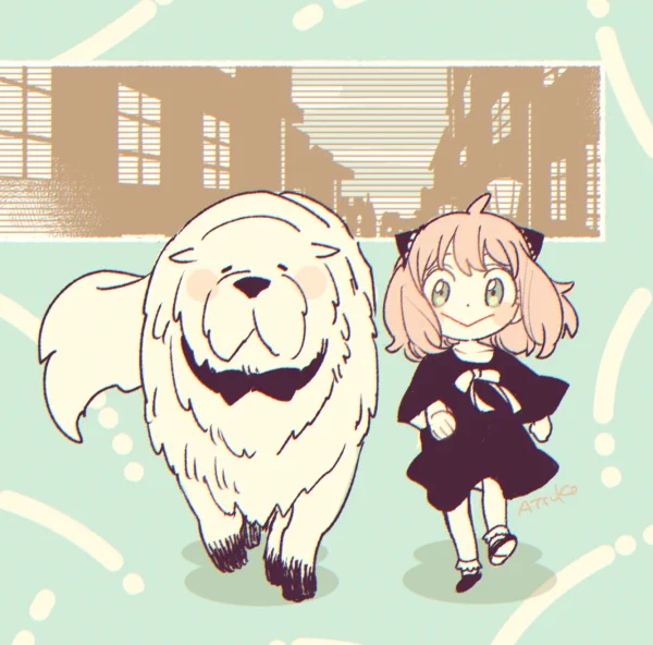 ボンドとアーニャ#SPY_FAMILY 