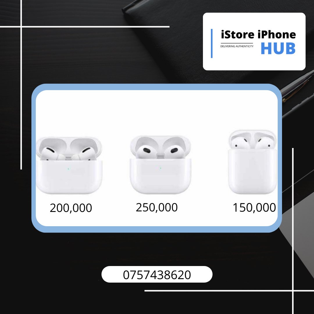 omugaservices's tweet photo. AIRPODS AVAILABLE 
Great Prices ! 
@istoreiphonehub 
0757438620 https://t.co/Ao1JnGcFi2