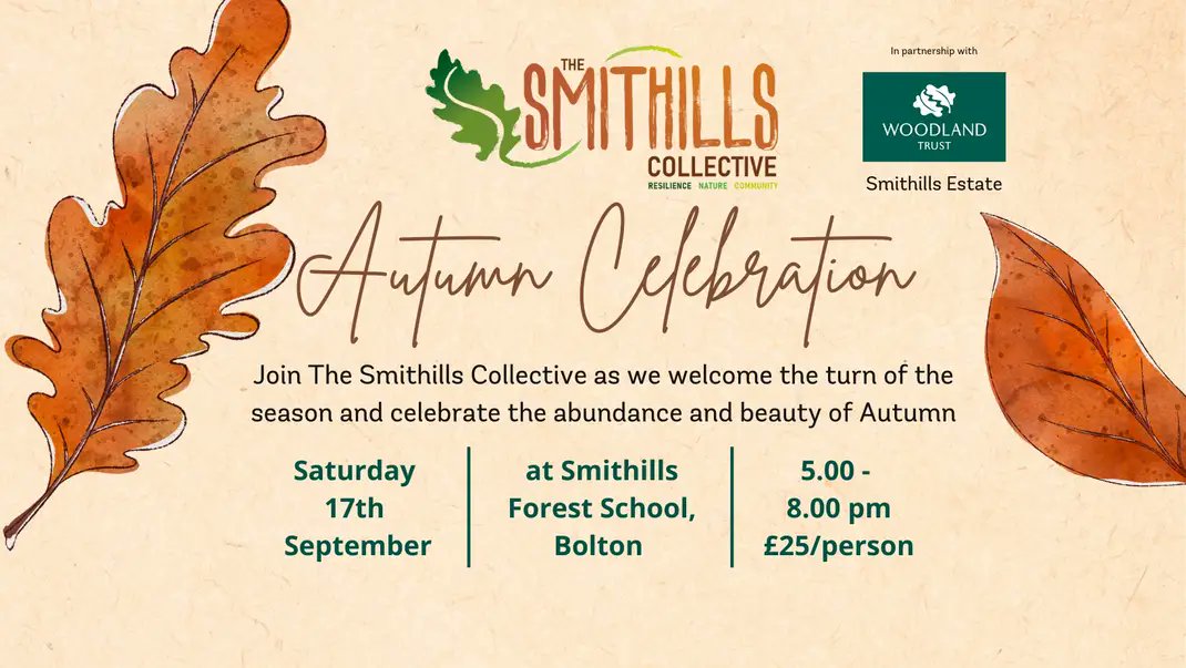 Hello loves!  Long time no speak!

We're still here, reading, listening &amp; surviving the summer hols 🥴

And organising beautiful events!
Super excited to be doing this with our friend The Fungi Guy and the team at #thesmithillsestate

Come join us!

eventbrite.co.uk/e/autumn-celeb…