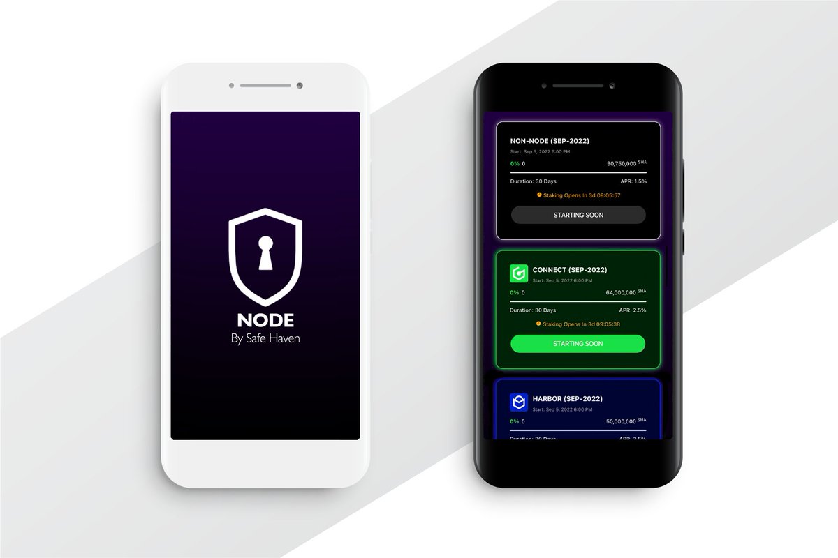 cryptosvet_si's tweet photo. ✅New #staking pools for September have just been added to SafeNode app📱

🛡️@SafeHavenio staking program is a soft, fixed stake-based initiative that will always allow #SHA holders to freely decide to remove or add their #tokens as they wish🪙

#FixedStaking $SHA #VeChain #token https://t.co/66tI6lR98t