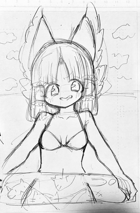 水着のBNKRG姉貴.ラフ

未来永劫完成はしない予定 