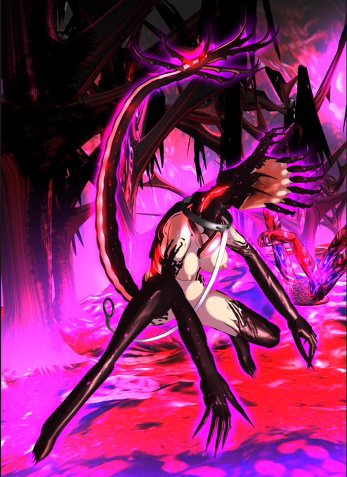 なんか静岡(直訳)に出てきそうな見た目の、一般的な雌悪魔。よく雄悪魔と交尾してます。エロいですね。 