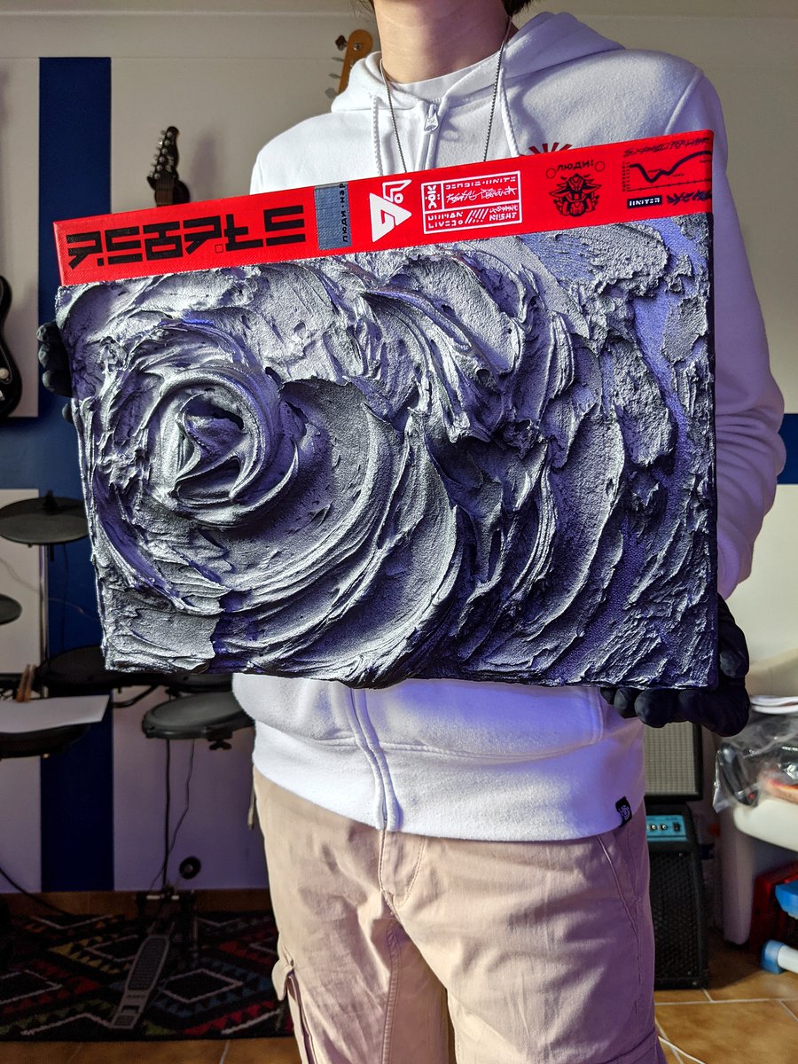 nisheink's tweet photo. Hello world ! 🌍
I'm Nishe, a futuristic painter based in 🇫🇷.
My work is to blend organic natural textures &amp; futuristic tech with traditional mediums like acrylic paint, to represent our evolving era. ❤️

🖱️ https://t.co/XWU96JJ270 
🖼️ https://t.co/zNldxv5tId
📩 DM or Email https://t.co/VDVepzDNzR
