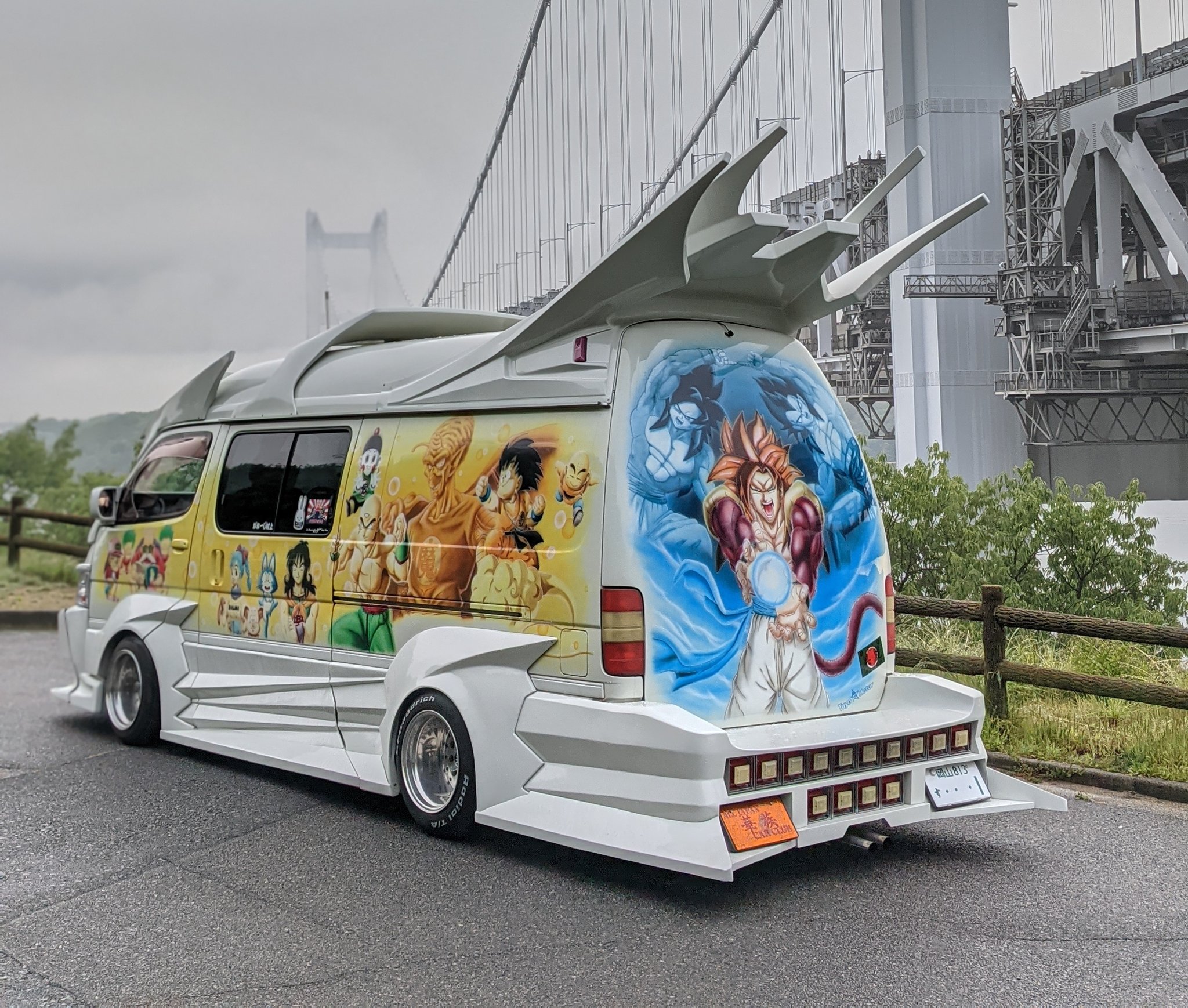 アオシマ 1/24 ハイエース ゼルダ タイプ1 族車 バニング