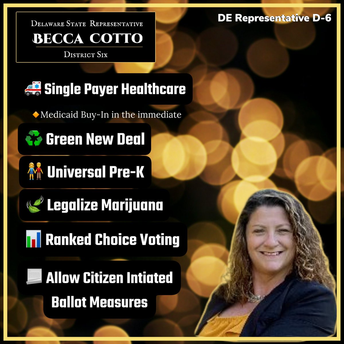 TheRagtagBand's tweet photo. .@Cotto4Change is running for #Delaware State Representative District 6! She’s a grassroots funded progressive! Primary is Sep 13, 2022! #GreenNewDeal #RankedChoiceVoting 

📌Donate: https://t.co/bYDyACpWfp
📌Volunteer: https://t.co/DCXVI5Xn78
📌Website: https://t.co/vWhz8TK0wI https://t.co/utP7AVpfBd
