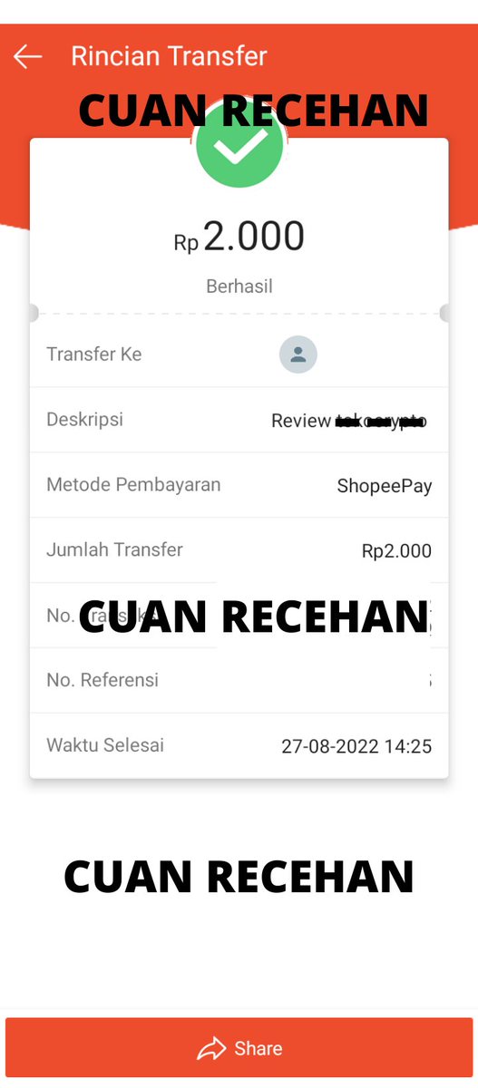 allebssi's tweet photo. Setelah ngerjain tugasnya, ini feenya cair ke e-wallet temen-temen. https://t.co/yYadYllgjX