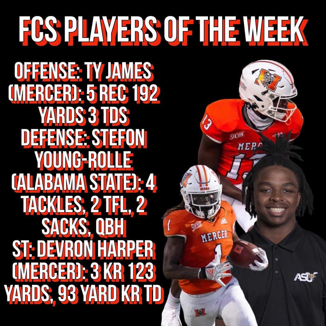 thecfbnetwork's tweet photo. Congratulations to this week’s CFBNETWORK Players of the Week https://t.co/cKIQuZVc9M