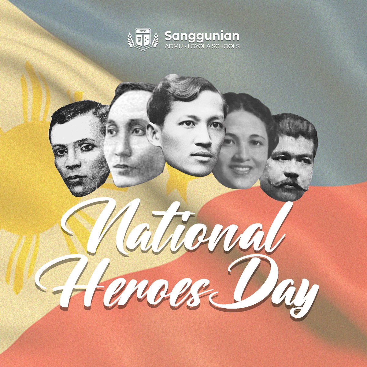 SangguSOSS's tweet photo. Today, we honor all of the courageous and driven heroes of our country who have each given their lives to protect the Filipino people.

From heroes of the past to our modern-day heroes, SOSS Sanggunian wishes a happy National Heroes' Day!

#NationalHeroesDay
#StrongerWithSOSS https://t.co/HgL1XB0Htv