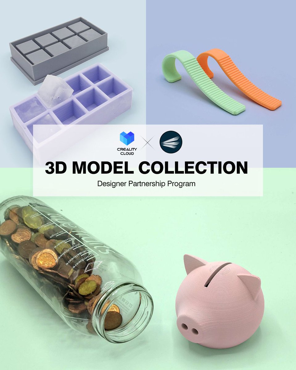 Creality3dP's tweet photo. 🍵 Useful and enjoyable 3D objects for your household
✍️ Designed by Gazzaladra #creality_cloud
⏬ STL files available: https://t.co/bVJf5hVg48
#ender3_s1_plus #Ender3_s1_pro #CR10_smart_pro #sermoonV1 #halotone_plus #3D #creality #Ender #3dmodeling #3Dartist #3dprinted #3dprint https://t.co/KHIAcWUpfb