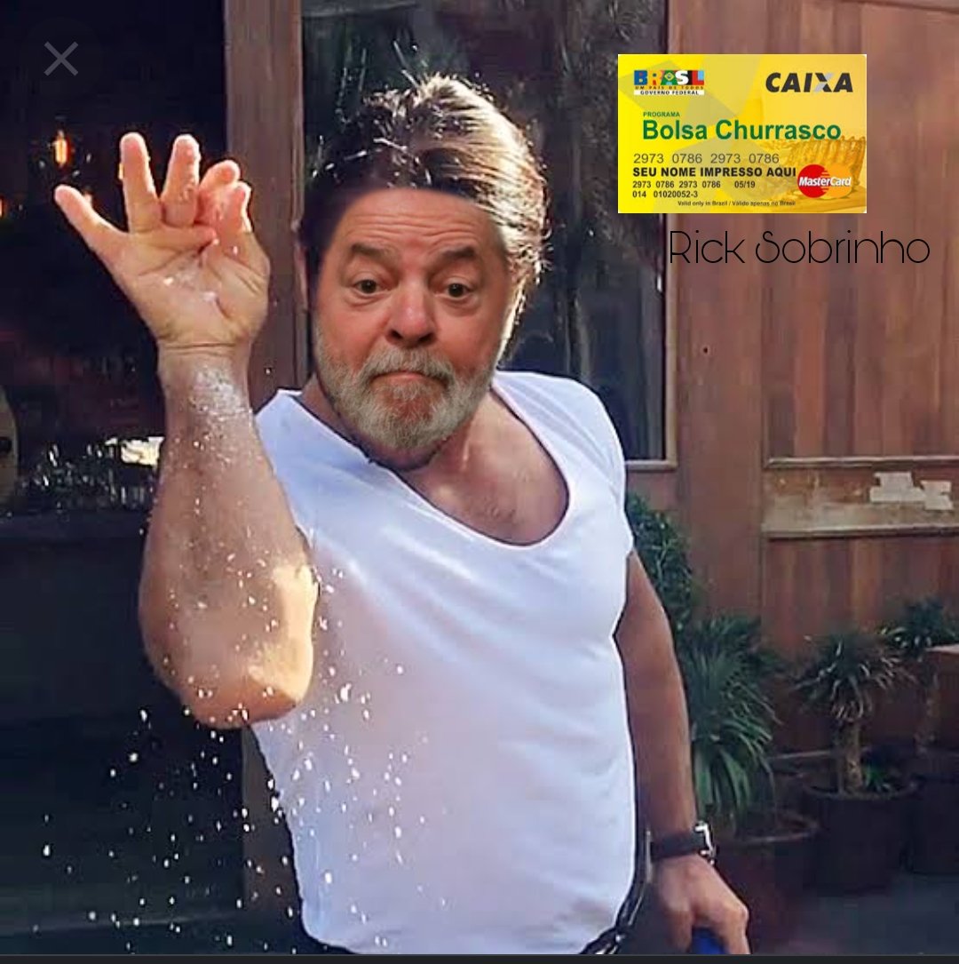 fotografo_rick's tweet photo. Churrasquinho do @LulaOficial 
#bolsachurrasco
#bolsonaro
#LulaLadraoSeuLugarENaPrisao https://t.co/GNUA6M93JP
