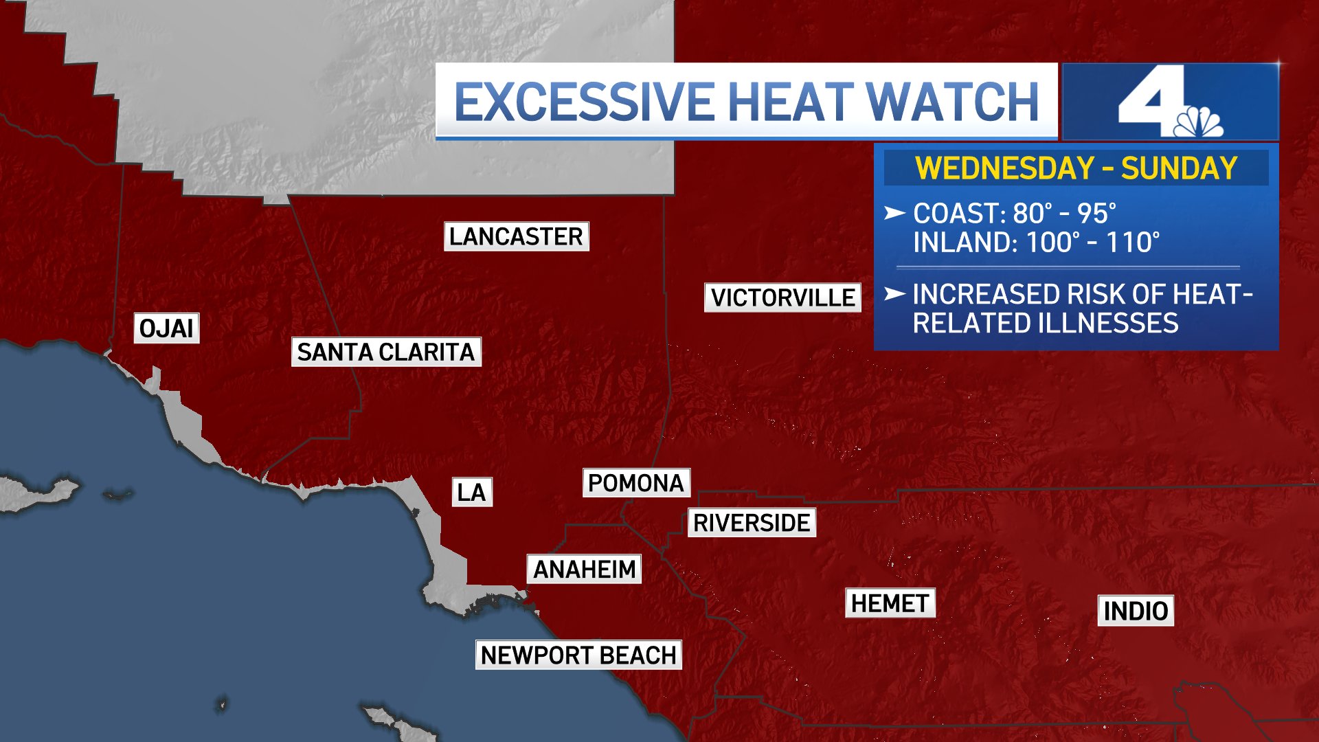 Stephanie Olmo on Twitter "EXCESSIVE HEAT WATCH A very HOT week ahead