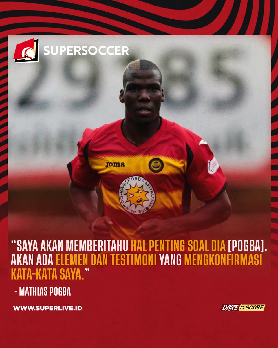 my_supersoccer's tweet photo. Laporan dari Prancis bilang kalau Mathias adalah salah satu anggota geng yang dilaporkan Paul Pogba baru-baru ini. Katanya, mereka menuntut duit sebesar 13 juta euro dari doi.
Wew parah juga yaππ
#SUPERLIVE
#SUPERSOCCER
#DARETOSCORE
#IDARE https://t.co/RCt2axufFk