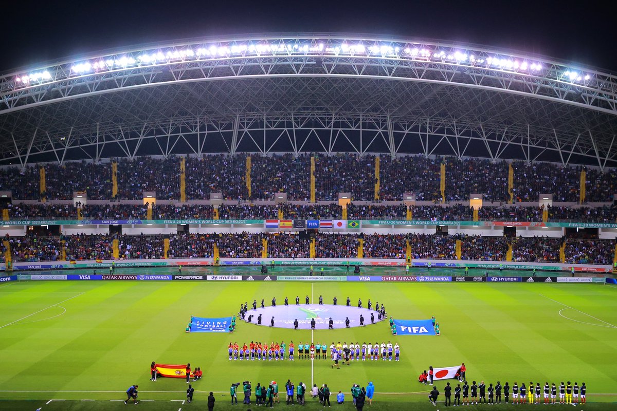 2️⃣9️⃣,8️⃣9️⃣1️⃣ at Estadio Nacional for tonight’s #U20WWC Final.

Costa Rica, take a bow! 👏👏👏