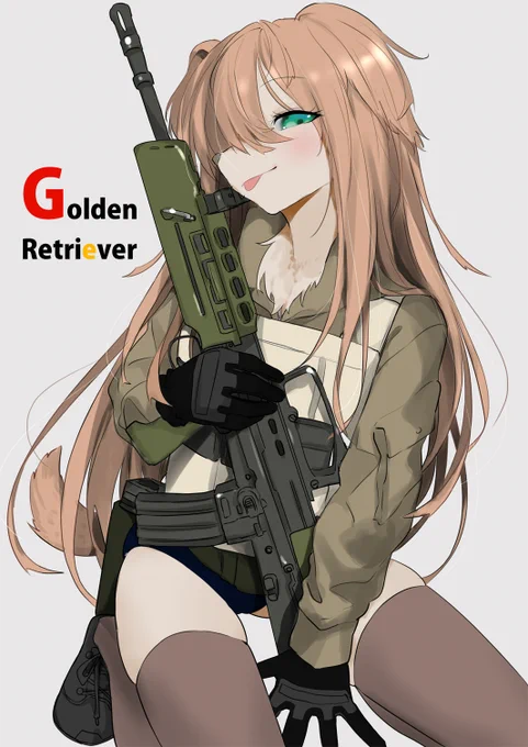 ミリタリーレトリバーチームメンバーケモノ #メスケモ #オリキャラ #サバイバル 