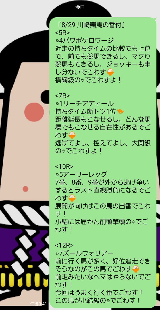 👑小結👑
&lt;12R&gt;◎7ズールウォリアー

見解通り好位追走したでごわすが、5着とまたヘマしたでごわす😤 