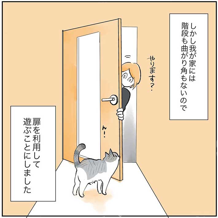 猫と『だるまさんが転んだ』で遊んでいた飼い主に、思わぬ悲劇が 「爆笑」「あるある!」 https://t.co/BOFrK4BoWl @grapeejpより