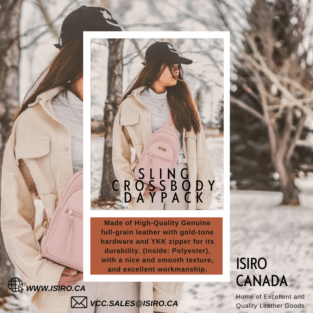 IsiroCanada's tweet image. The any-weather leather Isiro Sling Crossbody bag for Women. 

Order Now!!!

🌐isiro.ca
📧vcc.sales@isiro.ca
📷Instagram: isirocanada

#minibackpack #minileatherbackpack #fashionbackpacks #ladiesbackpacks #travelbackpack #crossbodybag  #leather #leathercraft