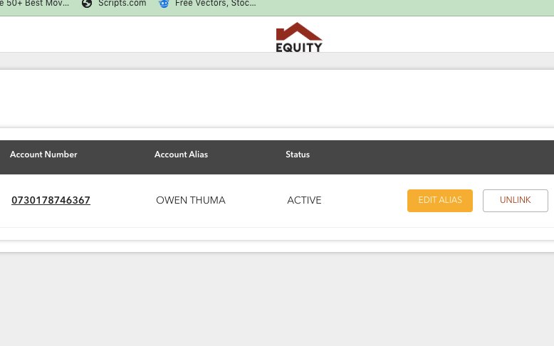 thuma_iam's tweet photo. @KeEquityBank hey, i can't view my acc. balance from the portal,its asking me to enter a valid acc. yet my status is on active,
kindly advice, this is the second time i'm having such issues ,last time it happened i had to pay a service fee that i still don't get  its purpose https://t.co/nMj0XSs3LX