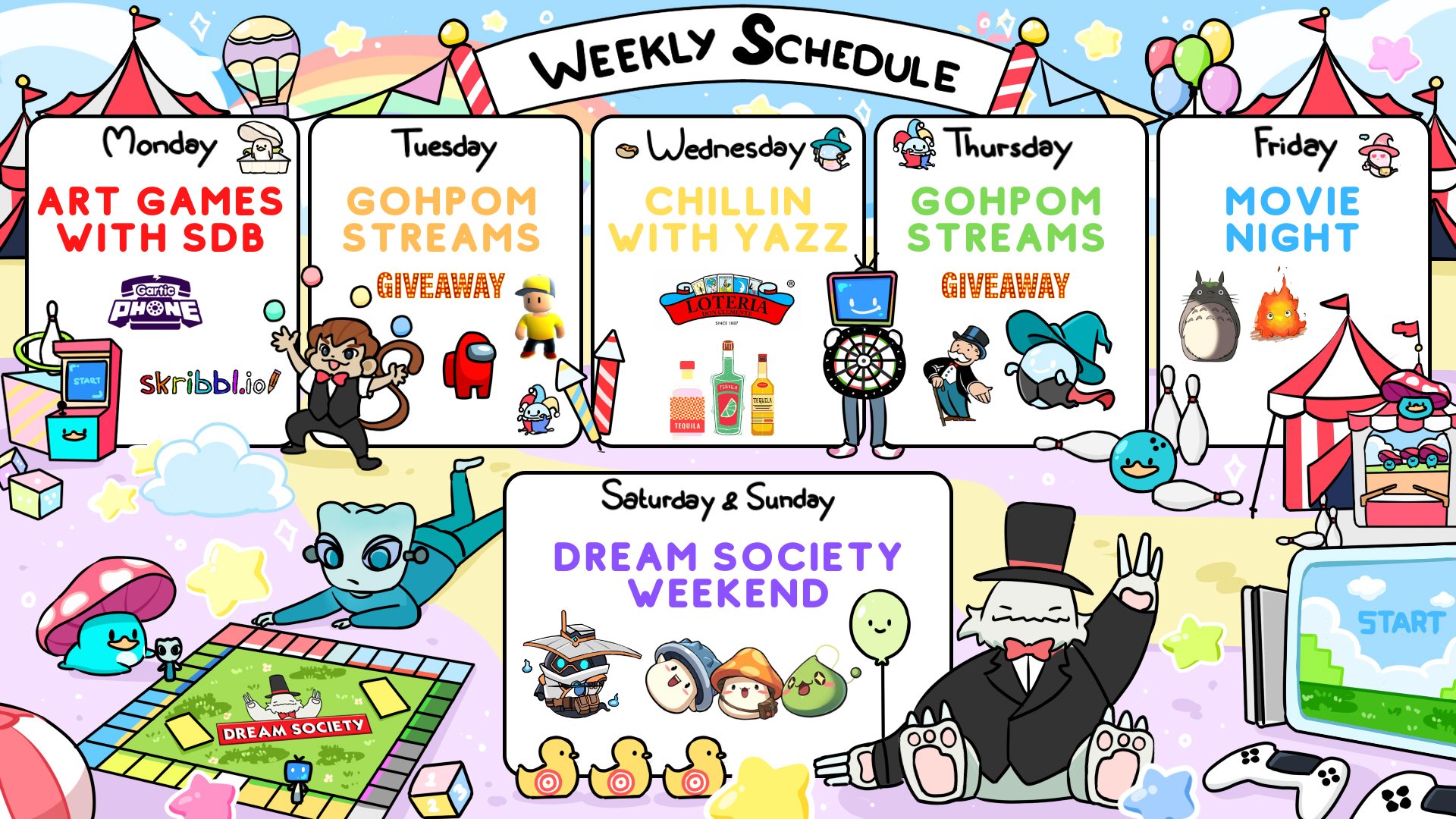 Dream Society on Twitter: "Dream Arcade is now LIVE only on DS Discord