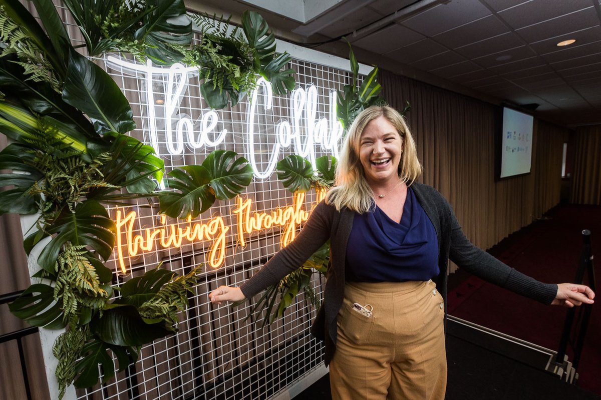 CMHNunimelb's tweet photo. Each year we award a presenter who is presenting at The Collab for the first time. At #Collab2022 we were delighted to award not one but TWO First Time Presenter Awards. Congratulations Tatiana Zecher from @thewomens  who is the co-winner for 2022 

#thrivingthroughchange https://t.co/B1IWsTNKIK