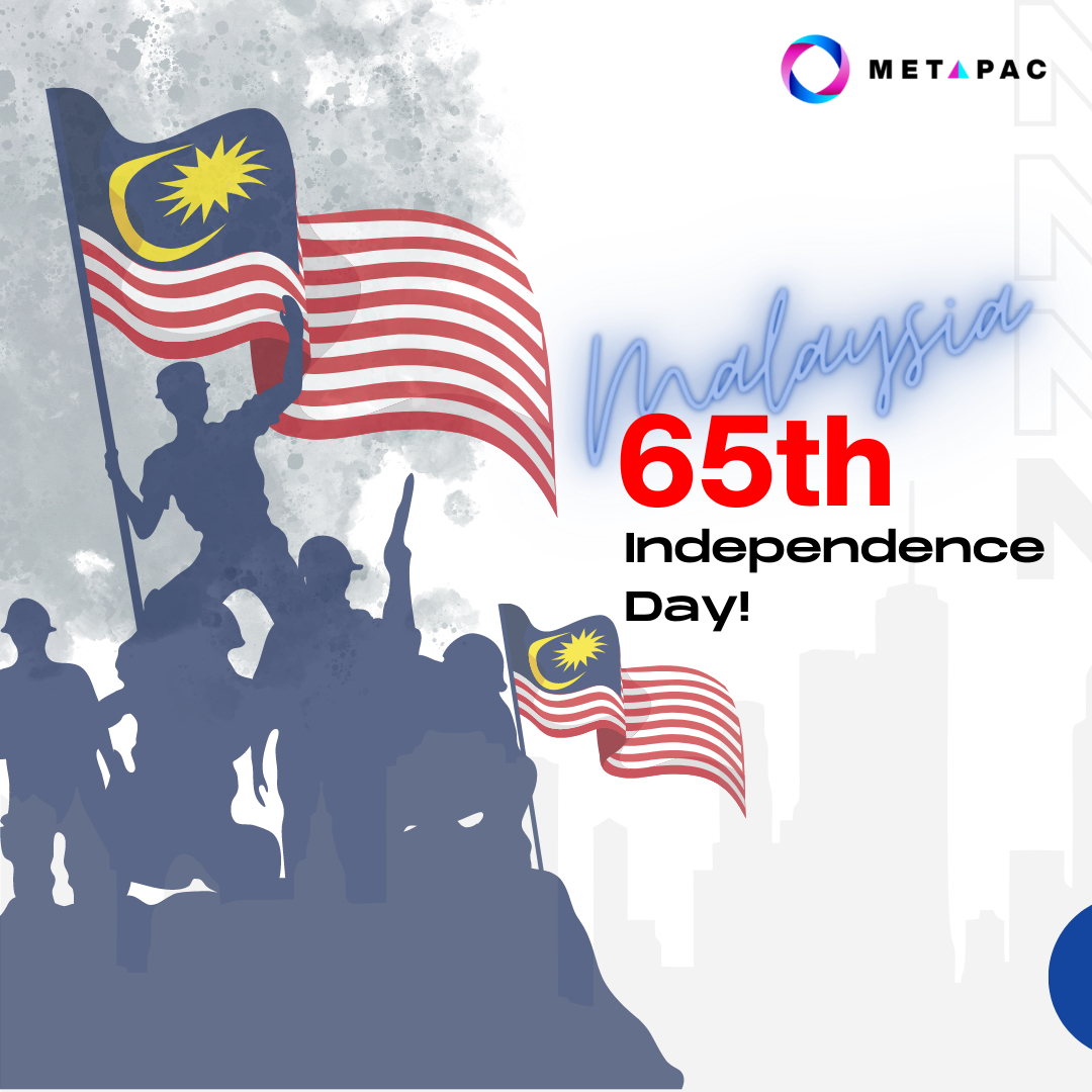metapacgroup's tweet photo. MERDEKA! MERDEKA! MERDEKA! 🇲🇾
Happy 65th Independence Day to our fellow Malaysian Community!
#metapacgroup #Merdeka2022 #65thMerdeka https://t.co/NgvAaaLrSd