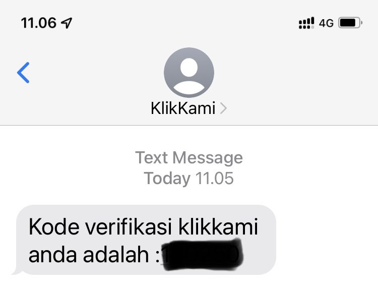 setyaputra's tweet photo. Kemarin dapat sms dari danamas, hari ini dari klikkami. Ini pinjol pake nomer saya apakah nanti bermasalah ya ?
#pinjol #danamas #klikkami #pinjollaknat @pinjollaknat https://t.co/PkPaZxVFQs