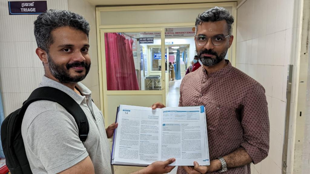 EMDManipal's tweet photo. API textbook of Medicine.. 12th edition- Chapter on Drug overdose. Co-authored by our very own 
@drvimalkrishnan and  Dr Siju V Abraham from Jubilee Mission Medical College &amp; Research Institute. @EMDManipal @kmc_manipal @MAHE_Manipal @JubileeMission https://t.co/9FmTrsKlIk