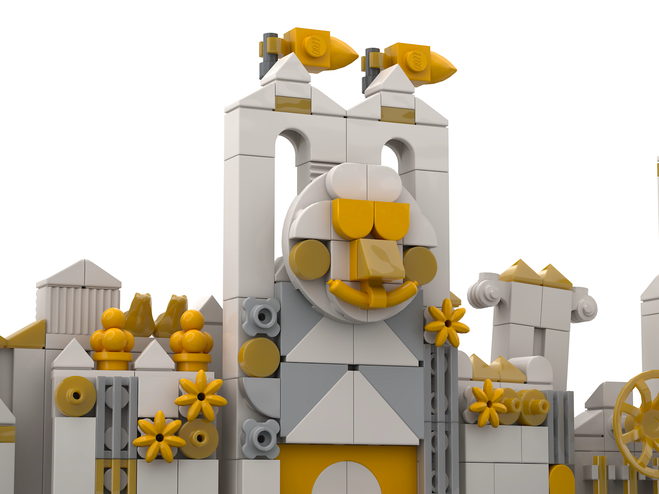 Its A Small World Clock Face