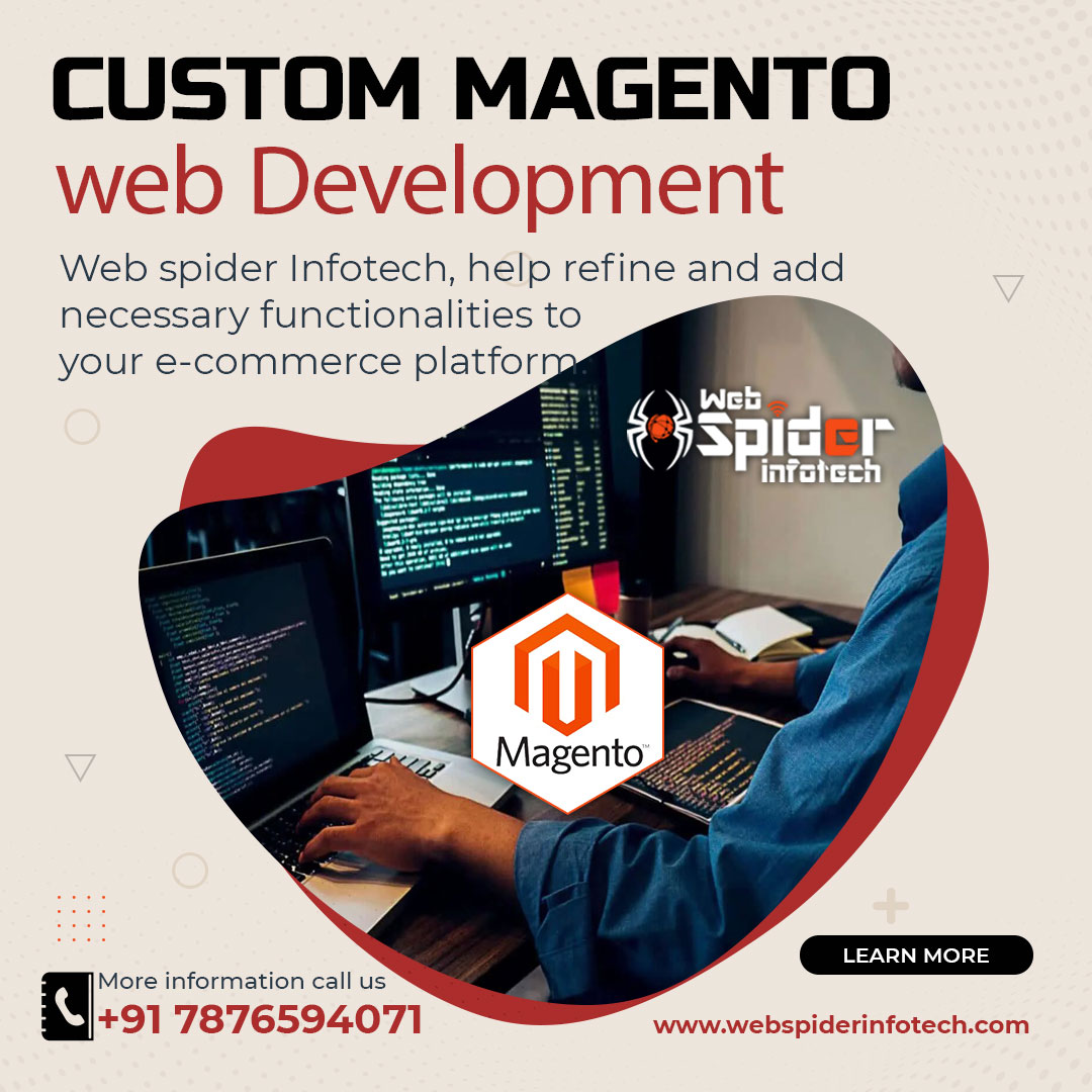 webspiderinfo's tweet image. Custom #Magento #WebDevelopment

Using Magento, we at #WebSpider, help refine and add necessary functionalities to your platform intended to cover all requirements.

Get a Custom #Magento Web Developed website today!