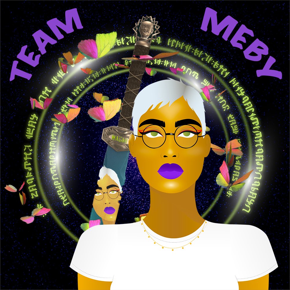 irida_eth's tweet photo. I'll split votes for all 3 of our @10KTFshop Missions this week honoring our @TheDAMshow_ frens, but most will go for @mebynetta , one of the first WoWs I knew.

#TeamMeby @worldofwomennft #WoWCapacitor https://t.co/n5gNhPRqGg