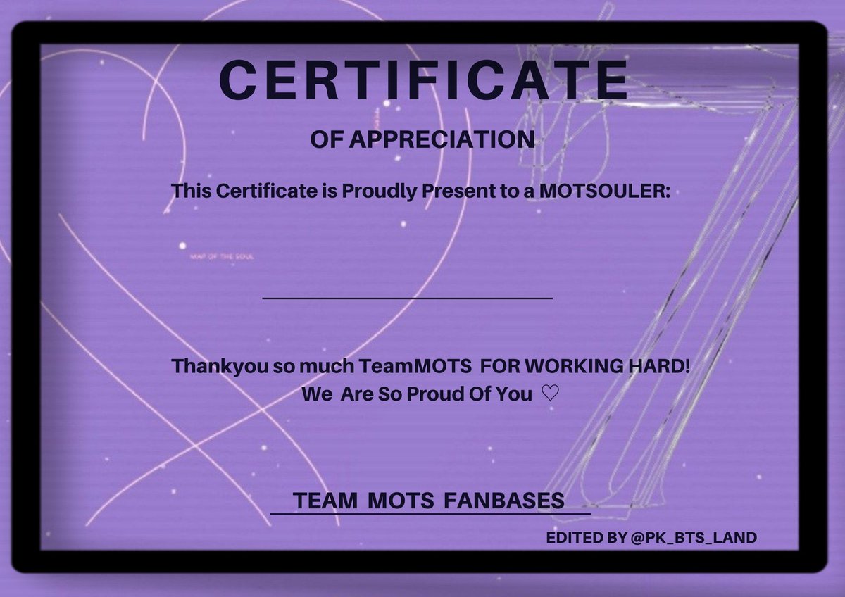 btsvote_crew's tweet photo. To all MOTSoulers, Thank You for joining our Team &amp; for working hard during our Global Streaming Battle! 😘

Y'all are the real MVPs! ✊
#TeamMOTS
#BTSMOTS
#StreamMOTS
BTS GLOBAL DOMINATION 
(@BTS_twt) https://t.co/IRpQOUjFpl