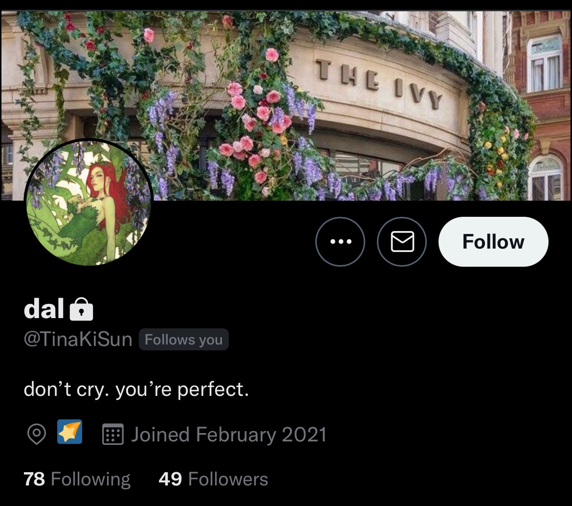 dal logged out (@dreamoftina) / Posts / X