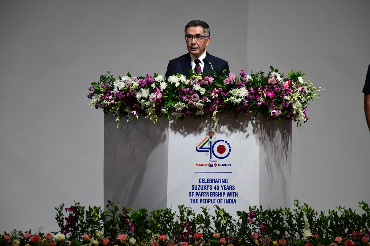 Maruti_Corp's tweet photo. "We aim to strengthen our R&D competitiveness and capabilities in new fields of technologies not only for India but also for the global markets," says Mr T Suzuki, President, SMC announcing the launch of Suzuki R&D Center India.
#40yearsofSuzukiInIndia #AatmanirbharBharat https://t.co/qvLnBg18sL