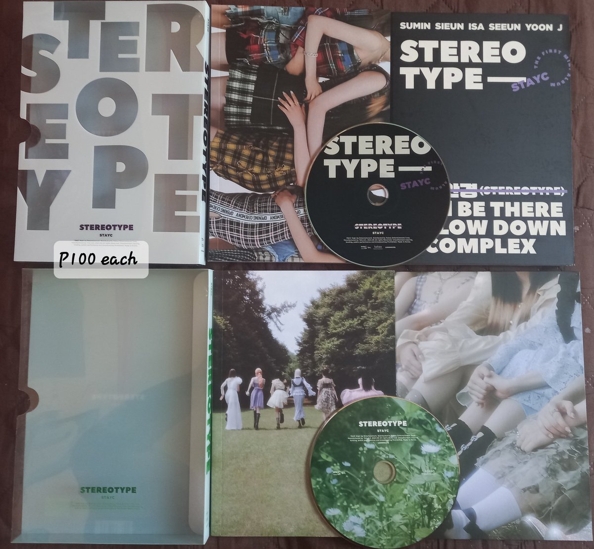 MimaMina_Shop's tweet photo. wts lfb stayc unsealed albums

STAYC Unsealed Albums
• STAYC Youngluv- P120
• STAYC Stereotype - P100 each
• STAYC So Bad- P100 
• STAYC ASAP/Staydom- P100

Inclusions on the Picture. Comment or DM to Mine

#mimasells https://t.co/Uoj114vrYZ