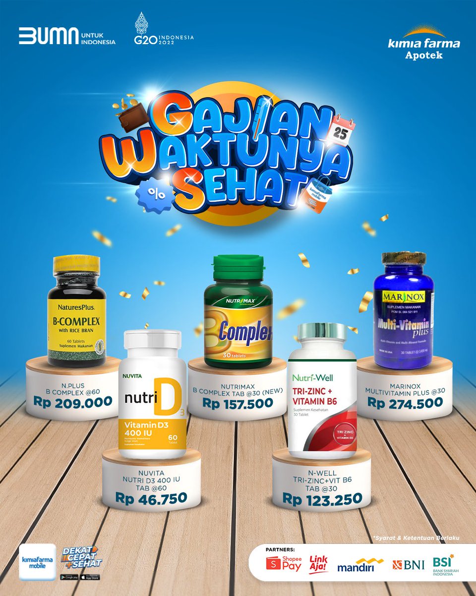 KFMobile_id's tweet photo. 🙋‍♂️ Sahabat Kaef, udah tau belum kalau di Gajian Waktunya Sehat, produk health care, skin care, body care juga make up, diskon hingga 50%!

Ga percaya? Langsung cek aplikasi Kimia Farma Mobile aja✨

#KimiaFarmaMobile #DekatCepatSehat #PromoGWS #Diskon #Promo #GajianWaktunyaSehat https://t.co/5ONysNoNDj