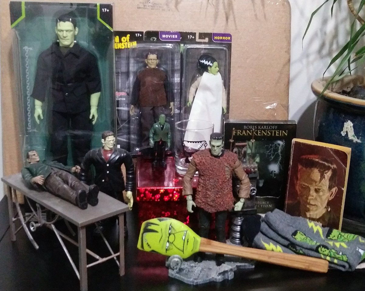 JACKACK7's tweet photo. All my Frankenstein stuff. #Frankenstein #UniversalMonsters #JackAckman https://t.co/5GHtqsAgcP