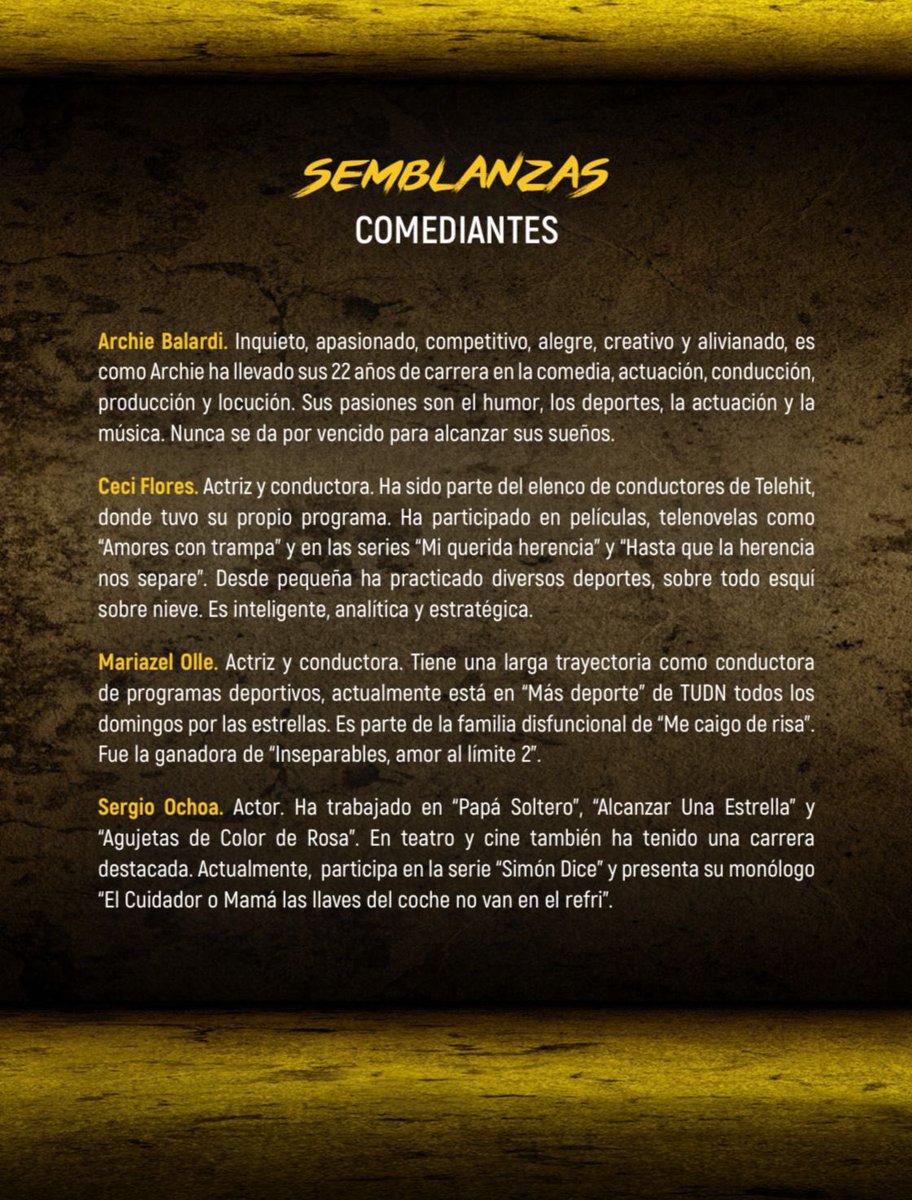 SoySergioOchoa's tweet photo. No lo duden!
😎🔥😎
#s8a #sergioochoa #reto4elementos #reto4elementosus #teamcomediantes #equipocomediantes #estreno
#competencia #inframundo @UniMas @Televisa @Univision @reto4mx @MiCanal5 https://t.co/heVHXadhfY