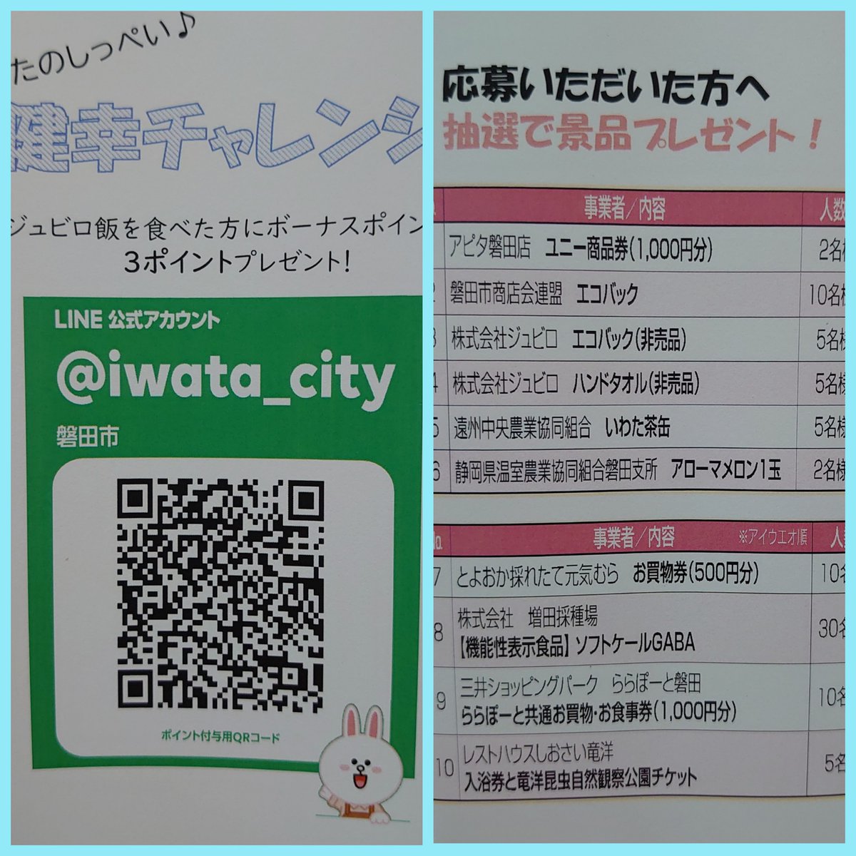 .
ジュビロ磐田×磐田市役所
「ジュビロ飯」
いっぱい食べて応募しよう！
ジュビロ磐田非売品のプレゼントあるよ！！！

#がんばれ
#ジュビロ磐田
#ジュビロ飯
#讃岐うどんことひら