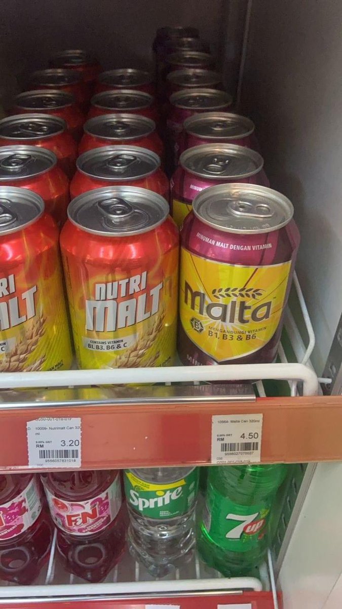 TweetIslamik's tweet photo. Kalau pergi kedai 7e
Dua air ni diletak di tempat air yg halal..
sedangkan Kedua2nya dikilangkan Di syarikat Arak yg terkenal. Heineken Dan Carlsberg..
 dan Kedua2nya takde cop Halal .

Malta Dari syarikat Heineken
Dan Nutri Malt Dari syarikat Carlsberg https://t.co/LSw1ROZ1hP