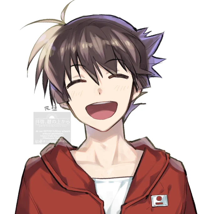 #引用RTで絵をあげて5人指名してバトンでお気に入りの絵を載せる ご本人がおっしゃる通り元気なホビアニ感が素敵な、なつおさんから繋いでいただきました〜!今年取り組んでいる二十四節気の擬人化がお気に入りなのと、あとはこのへんも好き  