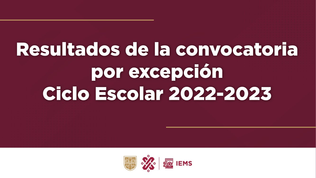 IEMS CDMX on Twitter "El Instituto de Educación Media Superior de la