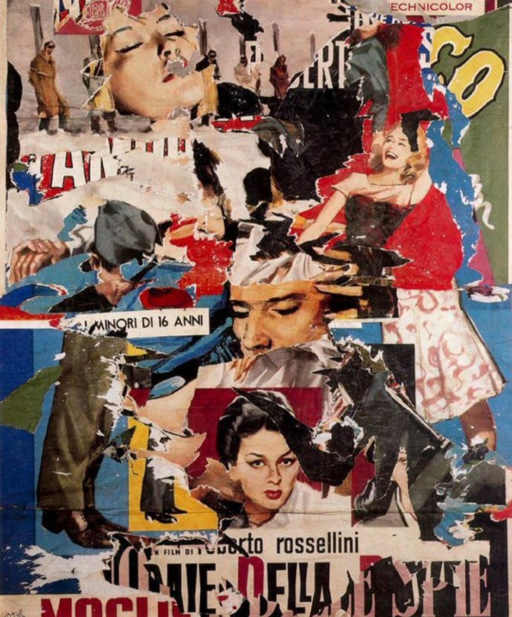 mariaojuel's tweet photo. Mimmo Rotella - Decollage en un pirulí publicitari a Barcelona (artista anònim) #Dialogart https://t.co/tesHl1ALUX