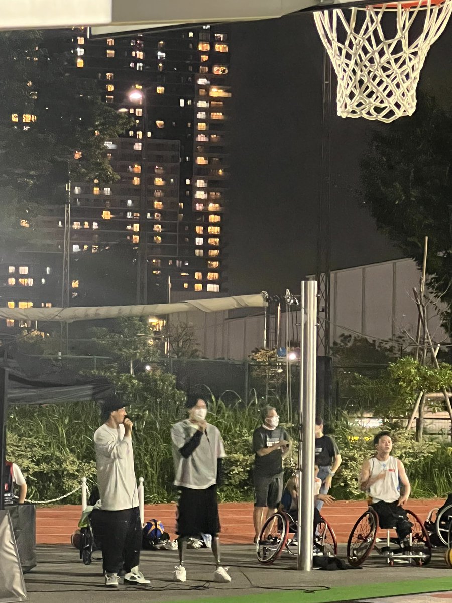 shubo_jp's tweet photo. 昨日は #センターポール さんの車椅子バスケ #CP3x3 を観戦してきました🎶編集が終わったら共有します🏀

#centerpole #パラリンピック #パラスポーツ #tokyosportsplayground #tspg #Bリーグ #車椅子バスケットボール  #wheelchairbasketball https://t.co/AH97veimIS