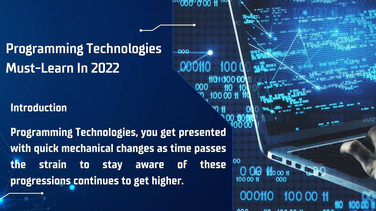 BesteducationL1's tweet image. Programming Technologies Must-Learn In 2022
Programming Technologies, you get presented with quick mechanical changes as time passes the strain to stay aware... #ProgrammingTechnologies #Programming #programminglanguages 
Read More: bit.ly/3ToEx3S