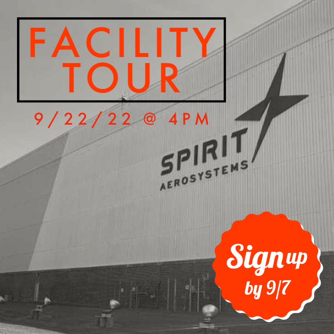 OSU-TULSA students interested in touring the @spiritaero Tulsa facility need to sign up by 9/7 link in bio. All majors are welcome including engineering and finance, graduate and undergraduate students alike. #avgeek #aerospace #okstate #gopokes #hireosugrads #osutulsa