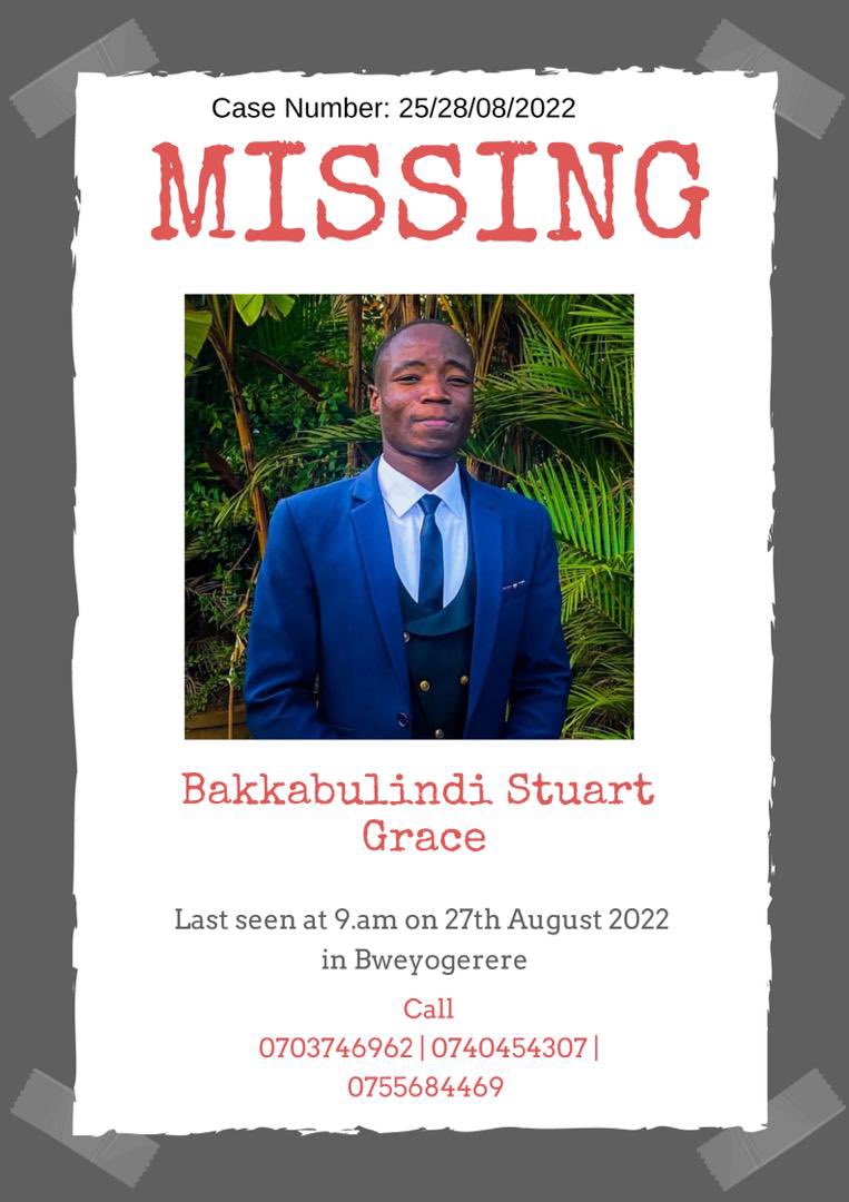 mr_nnyombi's tweet photo. GoodMorning good people. Kindly help to share this widely and to locate this young man. Last seen yesterday morning in Bweyogerere. Your help will be much appreciated 🙏🏿 https://t.co/hBAecH28Ni
