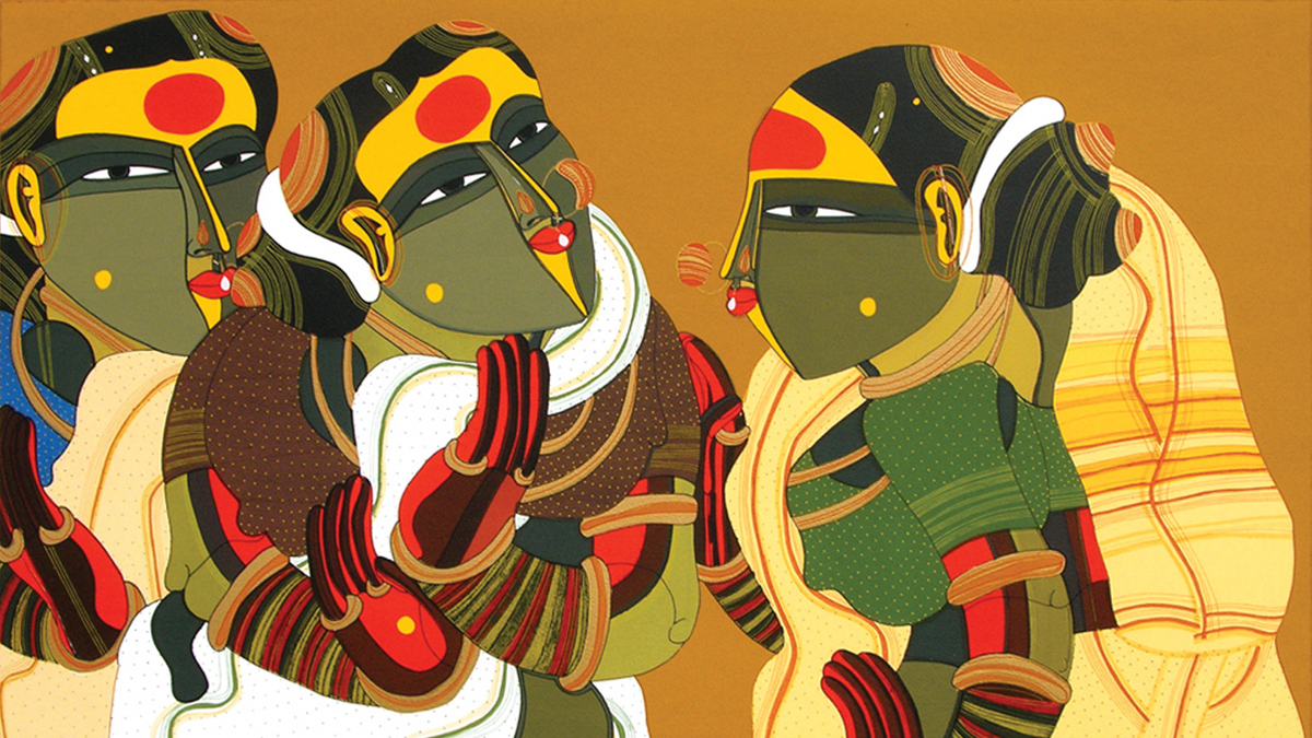 Mojarto's tweet photo. Explore the popular #serigraphs of #trending Thota Vaikuntam on Mojarto. His paintings depict the lifestyle of the people of #telangana
https://t.co/690WqZoEjz
#buyartonline #buyintoart #bringhomeart #mojarto https://t.co/4P8ItnLYSs